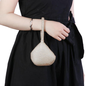 The Adaliz Metallic Evening Bag - Capacina