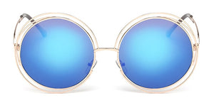 Oversized Retro Sunglasses - Capacina