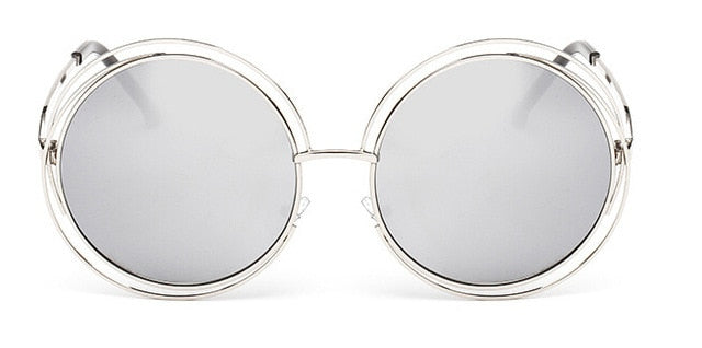 Oversized Retro Sunglasses - Capacina