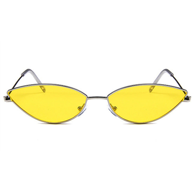 Small Retro Cats Eye Sunglasses - Capacina