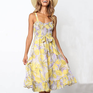 Ruffle Beach Sundress - Capacina