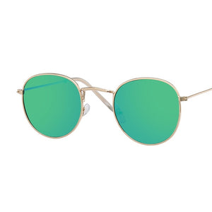 Round Retro Sunglasses - Capacina