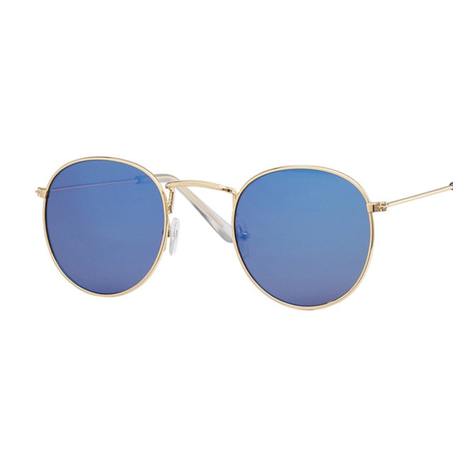 Round Retro Sunglasses - Capacina