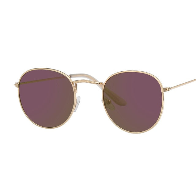 Round Retro Sunglasses - Capacina