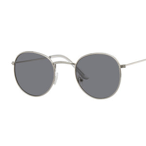 Round Retro Sunglasses - Capacina