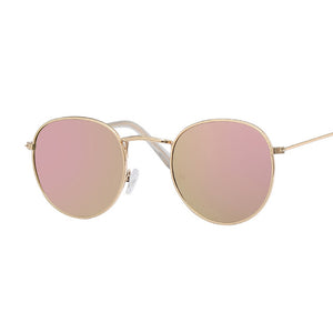 Round Retro Sunglasses - Capacina